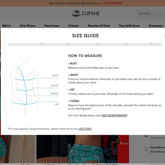 Cupshe tie-back 'monokini' swimsuit, new with tags! - Picture 13 of 14